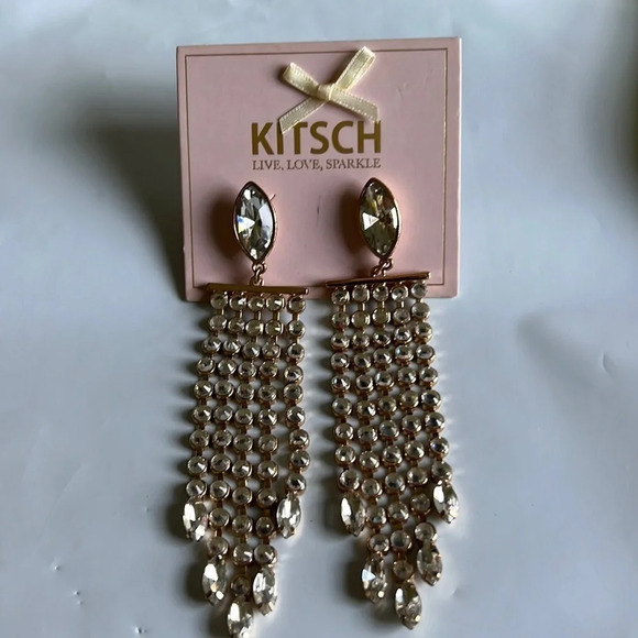 NWOT Kirsch Live,Love,Sparkle earrings - Picture 3 of 7